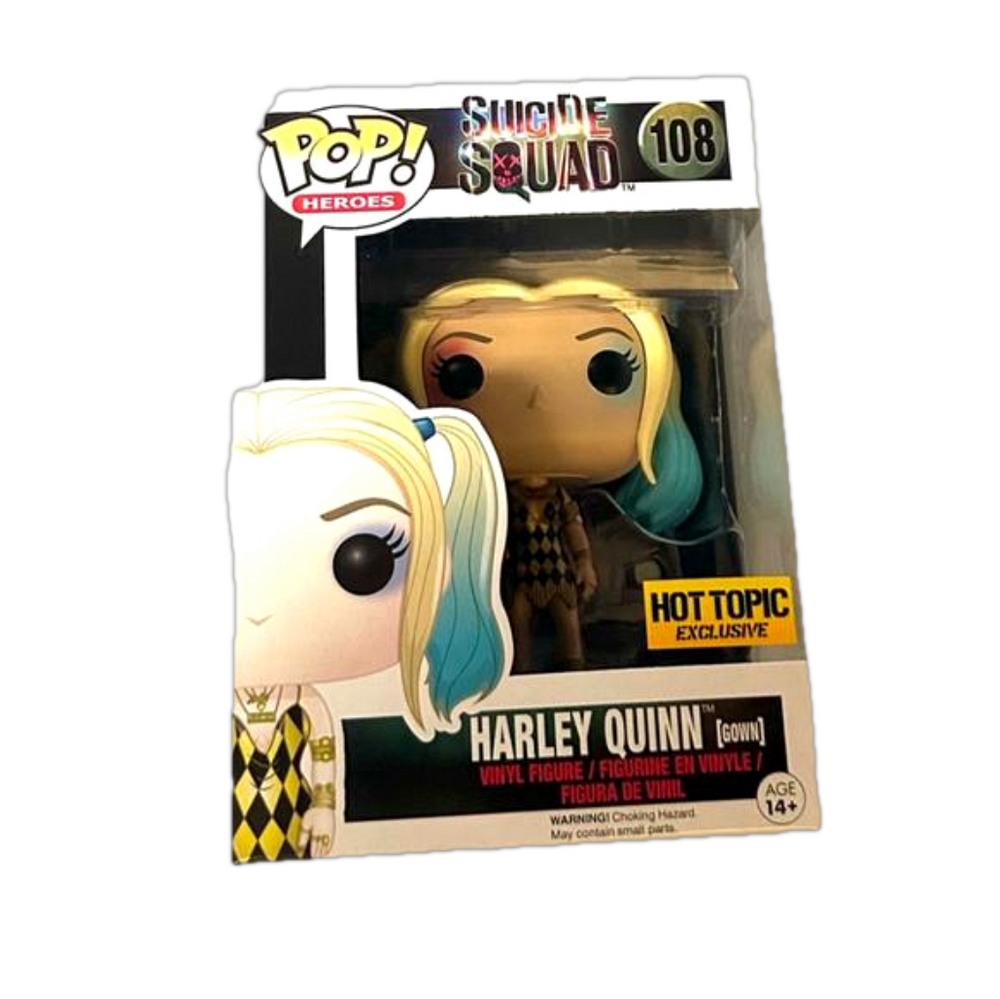 Funko Pop! Heroes Suicide Squad Harley Quinn Figure 108 Hot Topic Exclusive